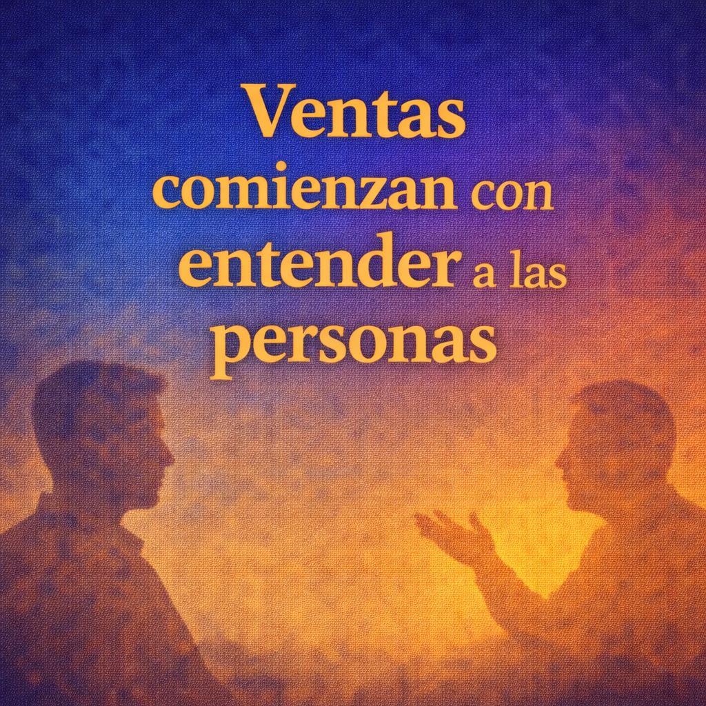 Ventas Comienzan con Entender a las Personas