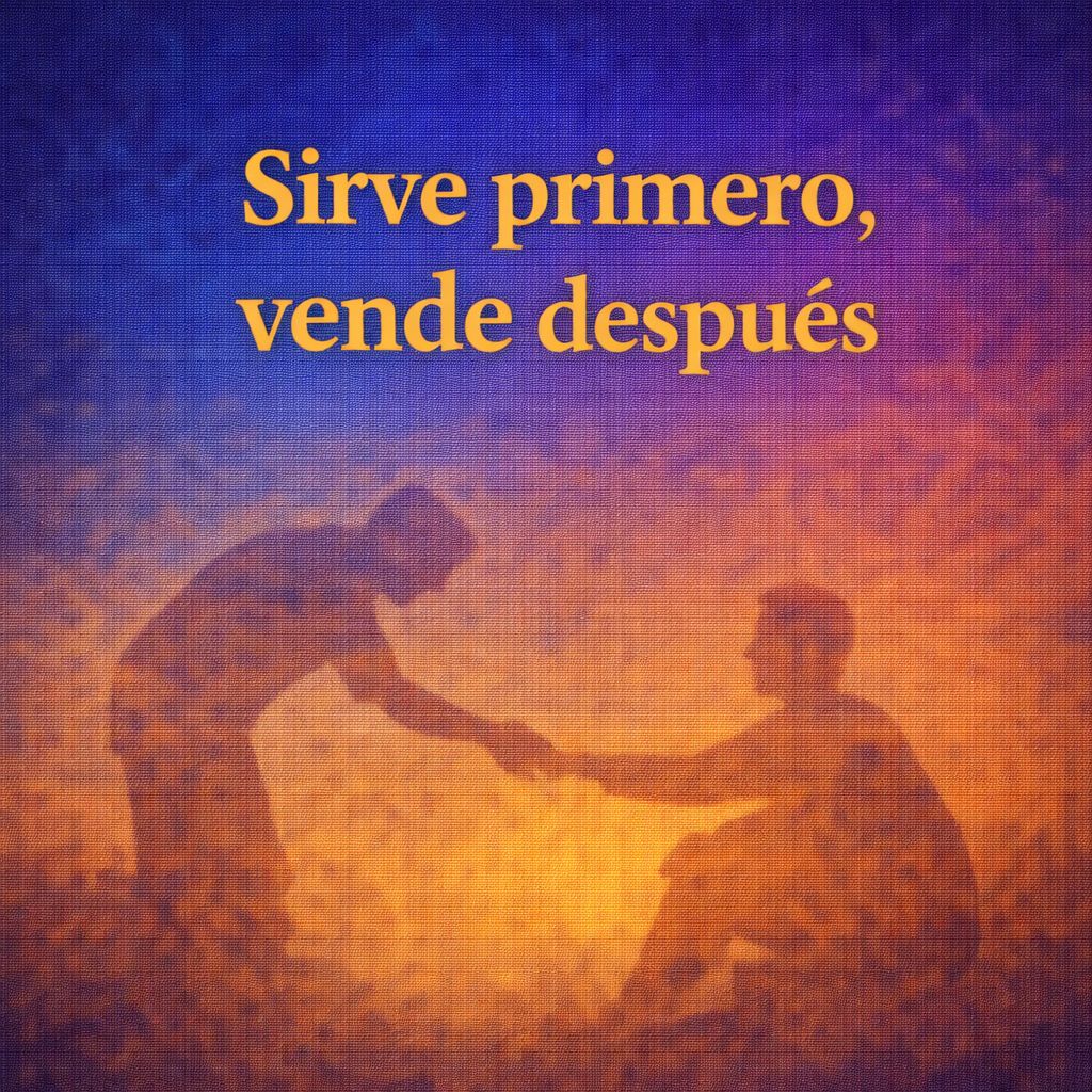 Sirve Primero, Vende Después